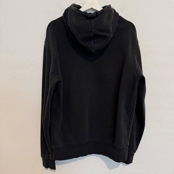 Adidas Trefoil Skateboarding Athletic Pullover Mens Hoodie Black White Medium - Picture 7 of 7